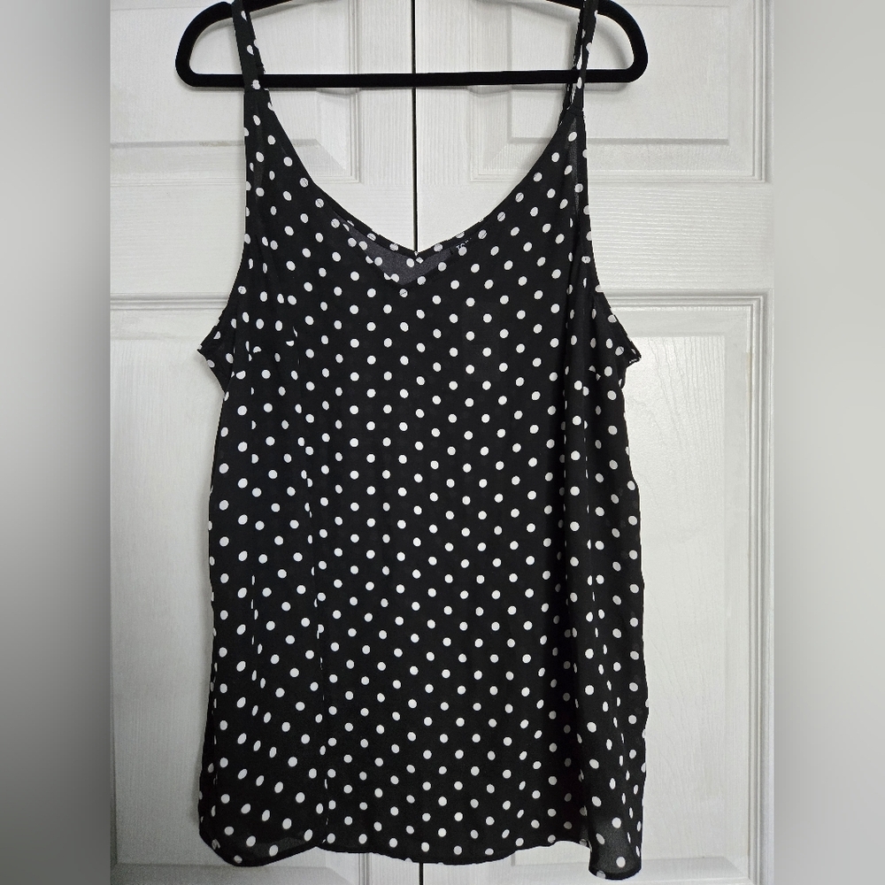Torrid Sophie Chiffon Swing Cami – Polka Dot – Size 3 (3X / 22-24) NWT - Picture 7 of 12